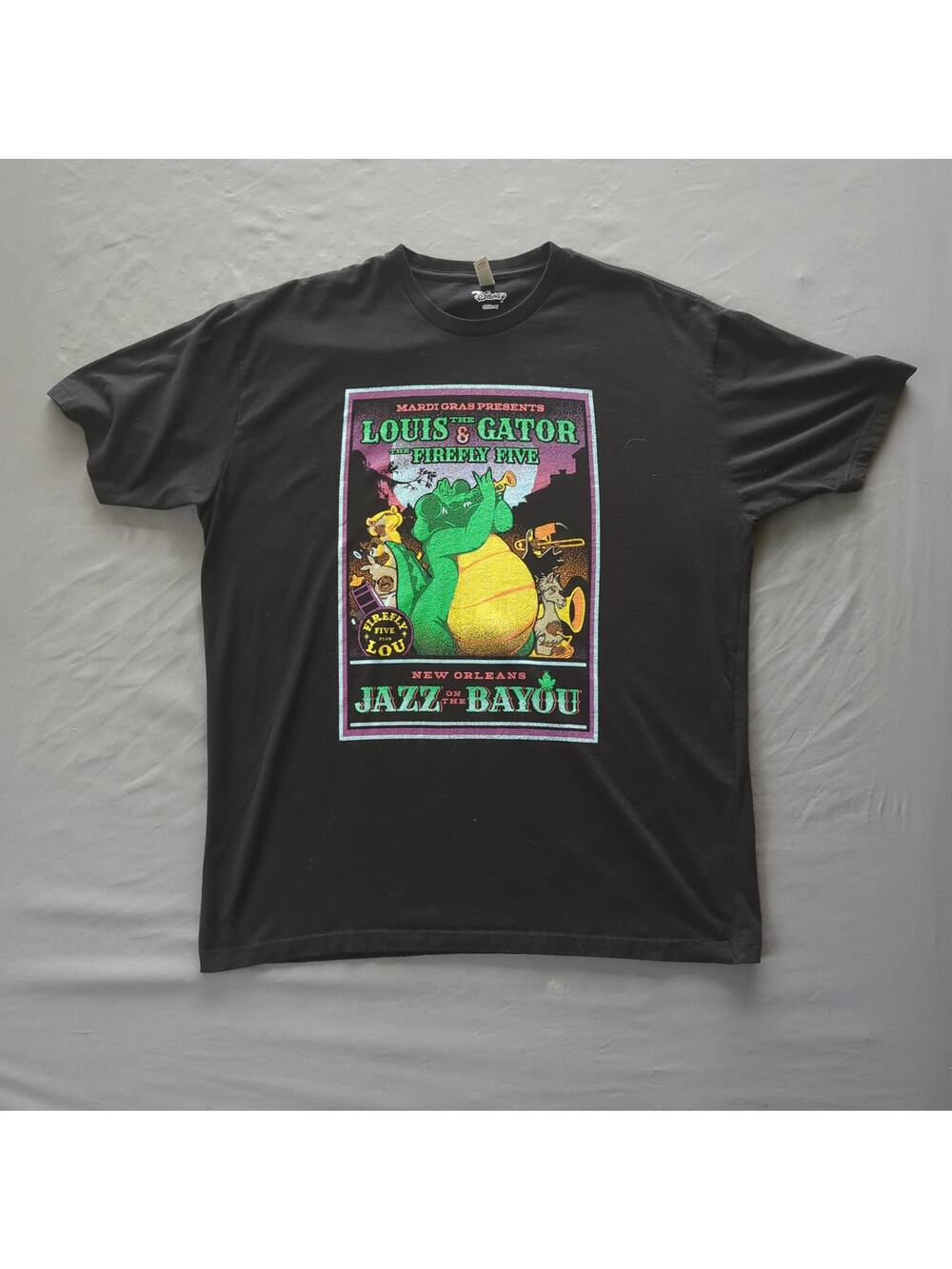 Disney Parks Louis & The Firefly Five Jazz on the Bayou Graphic Tee XXL